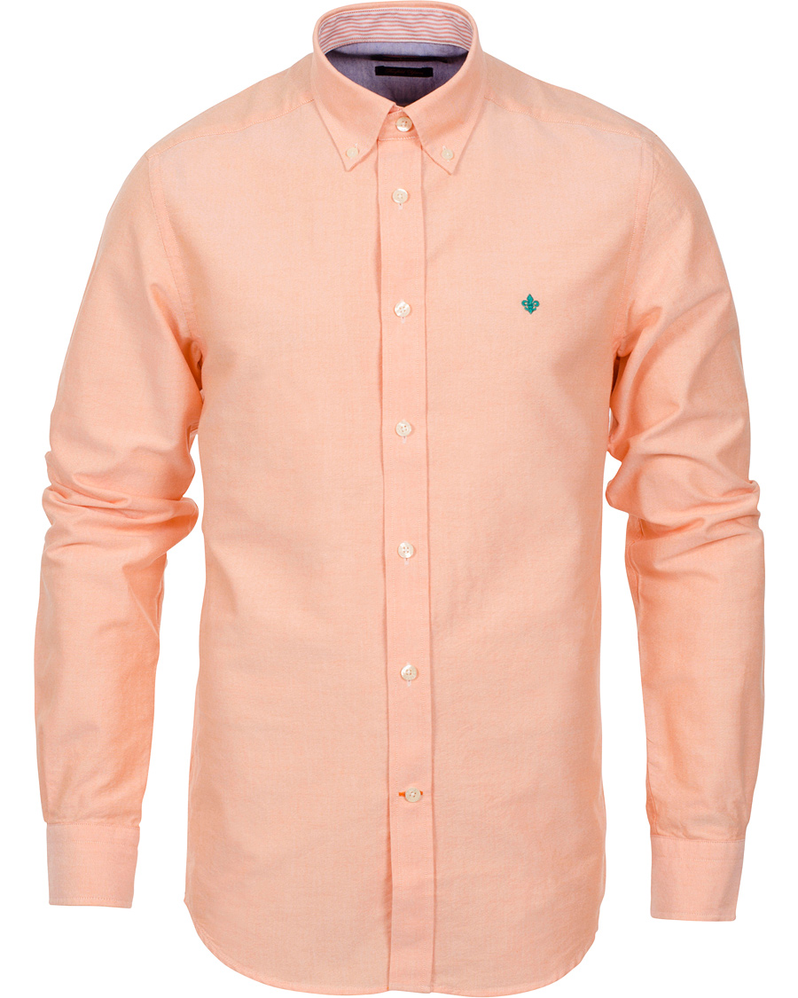 Herre | Skjorter | Morris | Douglas Button Down Oxford Shirt Orange