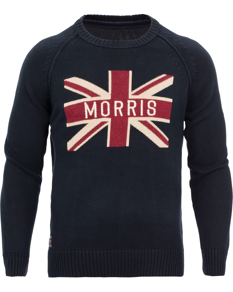 Herre | Trøjer | Morris | Union Jack Sweater Old Blue