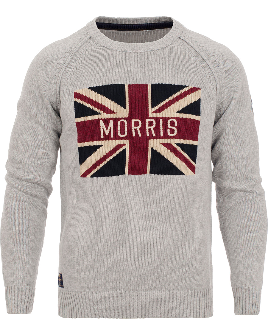 Herre | Trøjer | Morris | Union Jack Sweater Grey