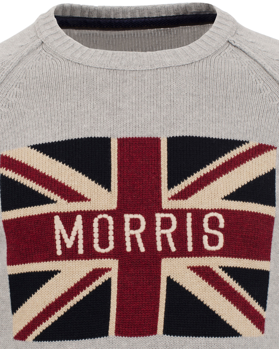 Herre | Trøjer | Morris | Union Jack Sweater Grey