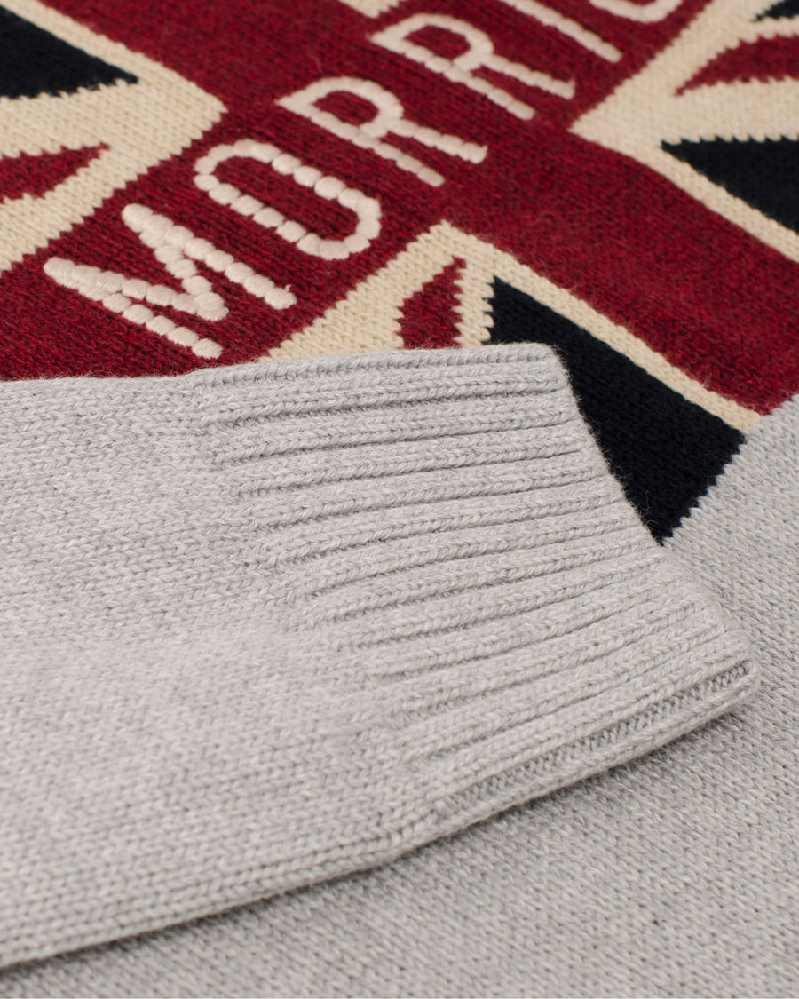 Herre | Trøjer | Morris | Union Jack Sweater Grey