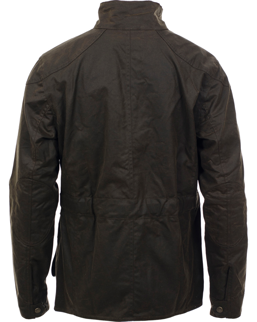 Herre | Jakker | Hackett | Wax Rally Jacket Olive