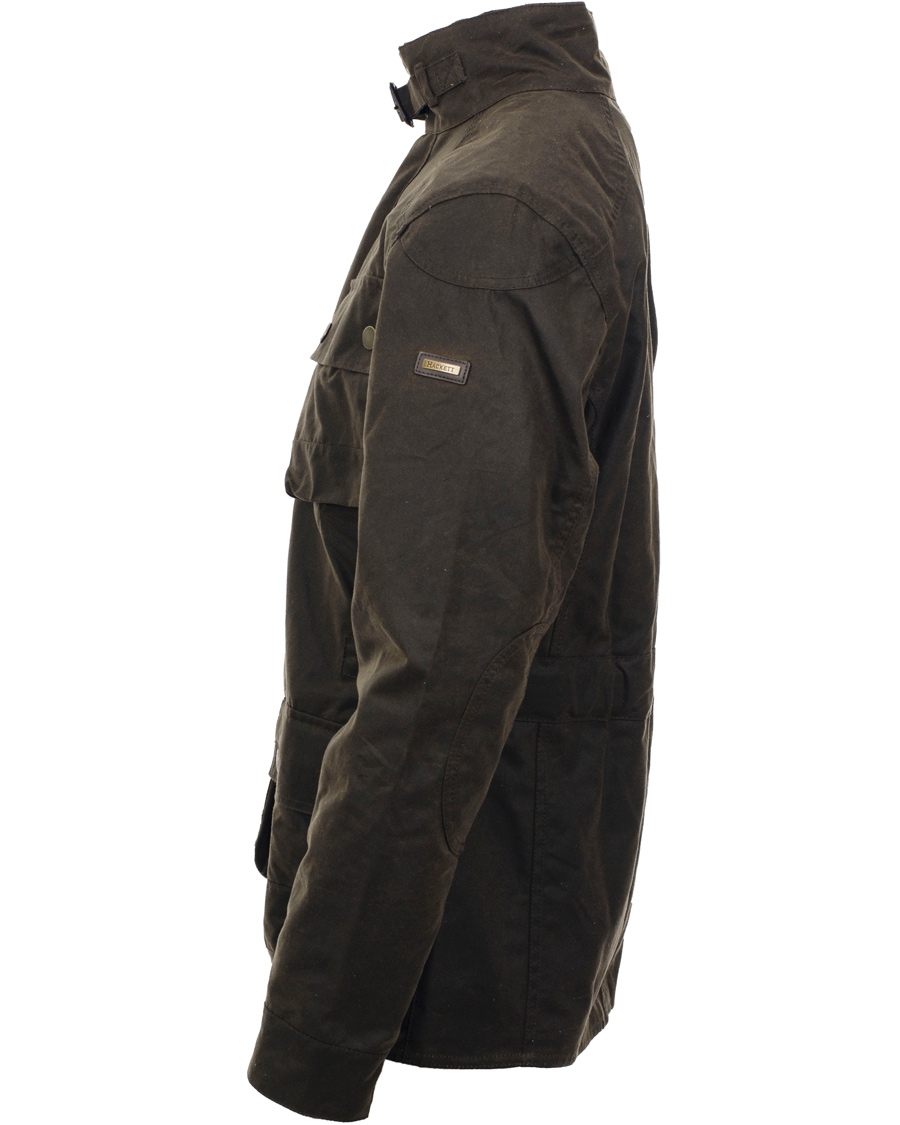 Herre | Jakker | Hackett | Wax Rally Jacket Olive