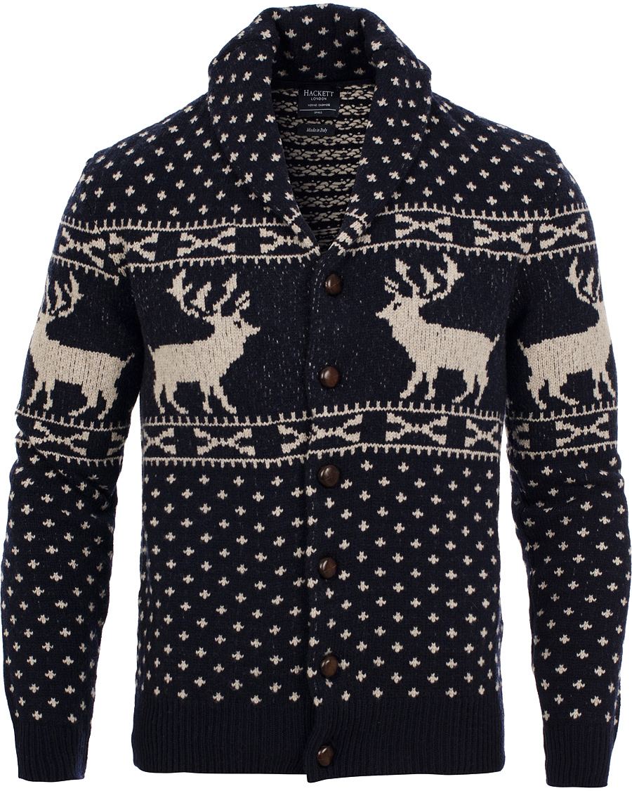 Herre | Trøjer | Hackett | Rudolf Cardigan Navy S