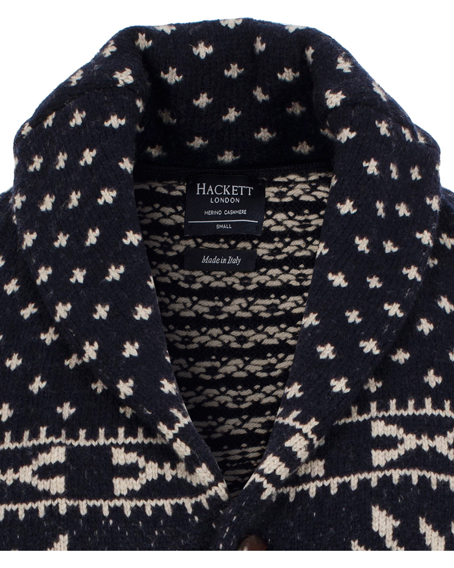 Herre | Trøjer | Hackett | Rudolf Cardigan Navy S