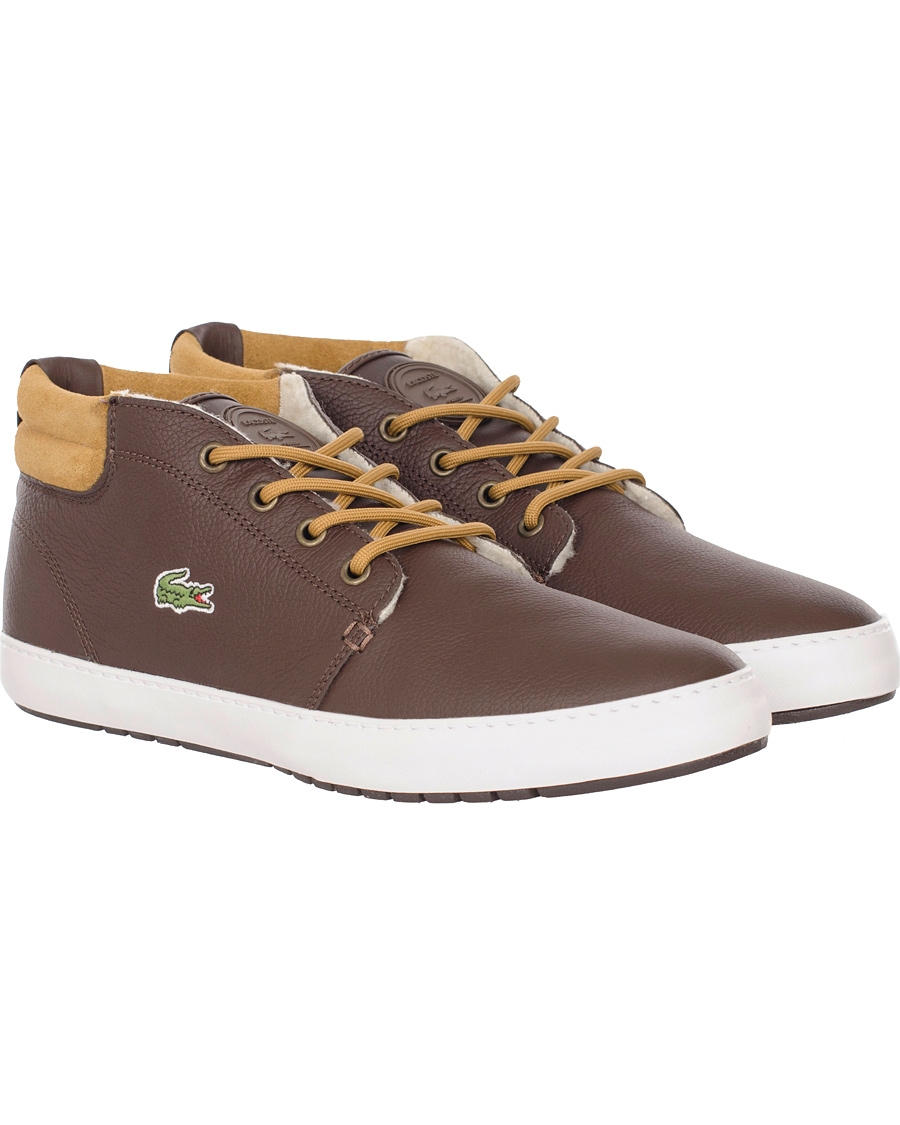 Herre | Lacoste Ampthill Terra Mid Sneaker Brown | Lacoste | Ampthill Terra Mid Sneaker Brown