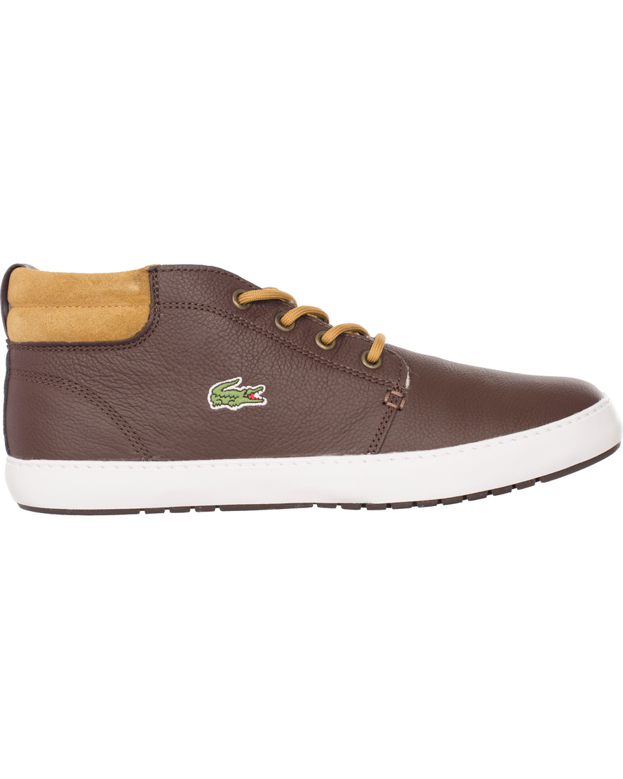 Herre | Lacoste Ampthill Terra Mid Sneaker Brown | Lacoste | Ampthill Terra Mid Sneaker Brown