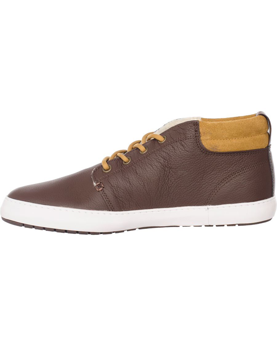 Herre | Lacoste Ampthill Terra Mid Sneaker Brown | Lacoste | Ampthill Terra Mid Sneaker Brown