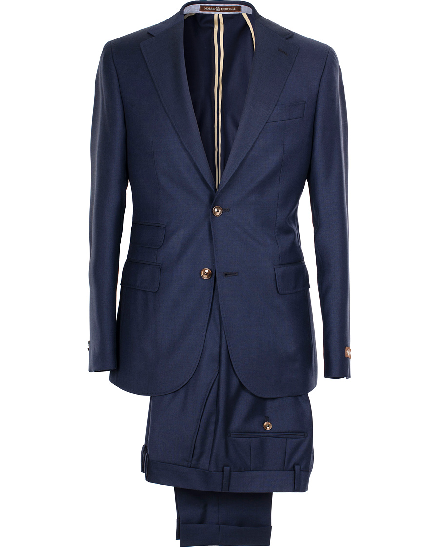 Herre | Jakkesæt | Morris Heritage | Frank Hopsack Suit Super 110's Navy 50