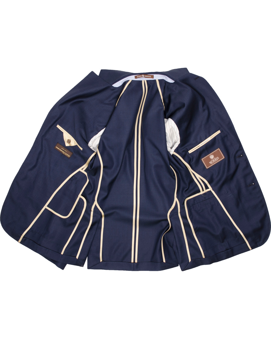 Herre | Jakkesæt | Morris Heritage | Frank Hopsack Suit Super 110's Navy 50