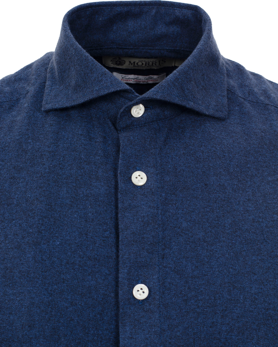 Herre | Skjorter | Morris Heritage | Bond Cut Away Shirt Blue