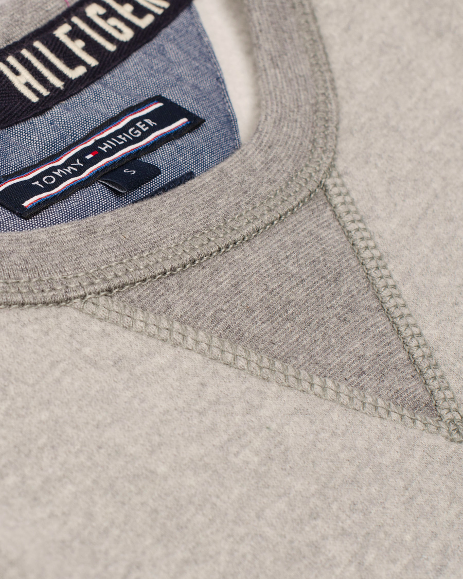 Herre | Trøjer | Tommy Hilfiger | Largo C-Neck Vintage Fit Sweatshirt Cloud Heather