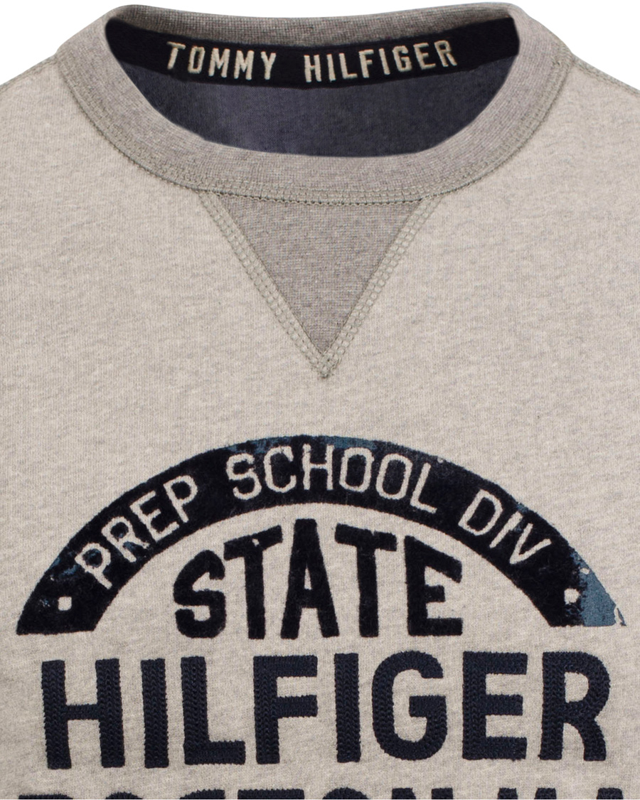Herre | Trøjer | Tommy Hilfiger | Largo C-Neck Vintage Fit Sweatshirt Cloud Heather