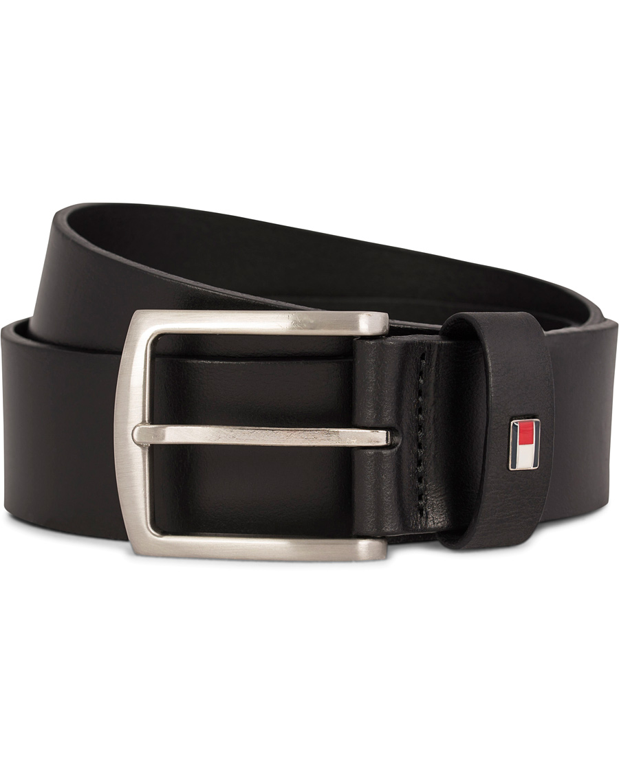 Herre | Tommy Hilfiger New Denton Belt 4 cm Black | Tommy Hilfiger | New Denton Belt 4 cm Black