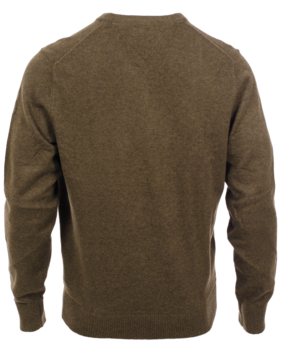 Herre | Trøjer | Tommy Hilfiger | Pima Cotton Cashmere V-neck Pullover Beech Green