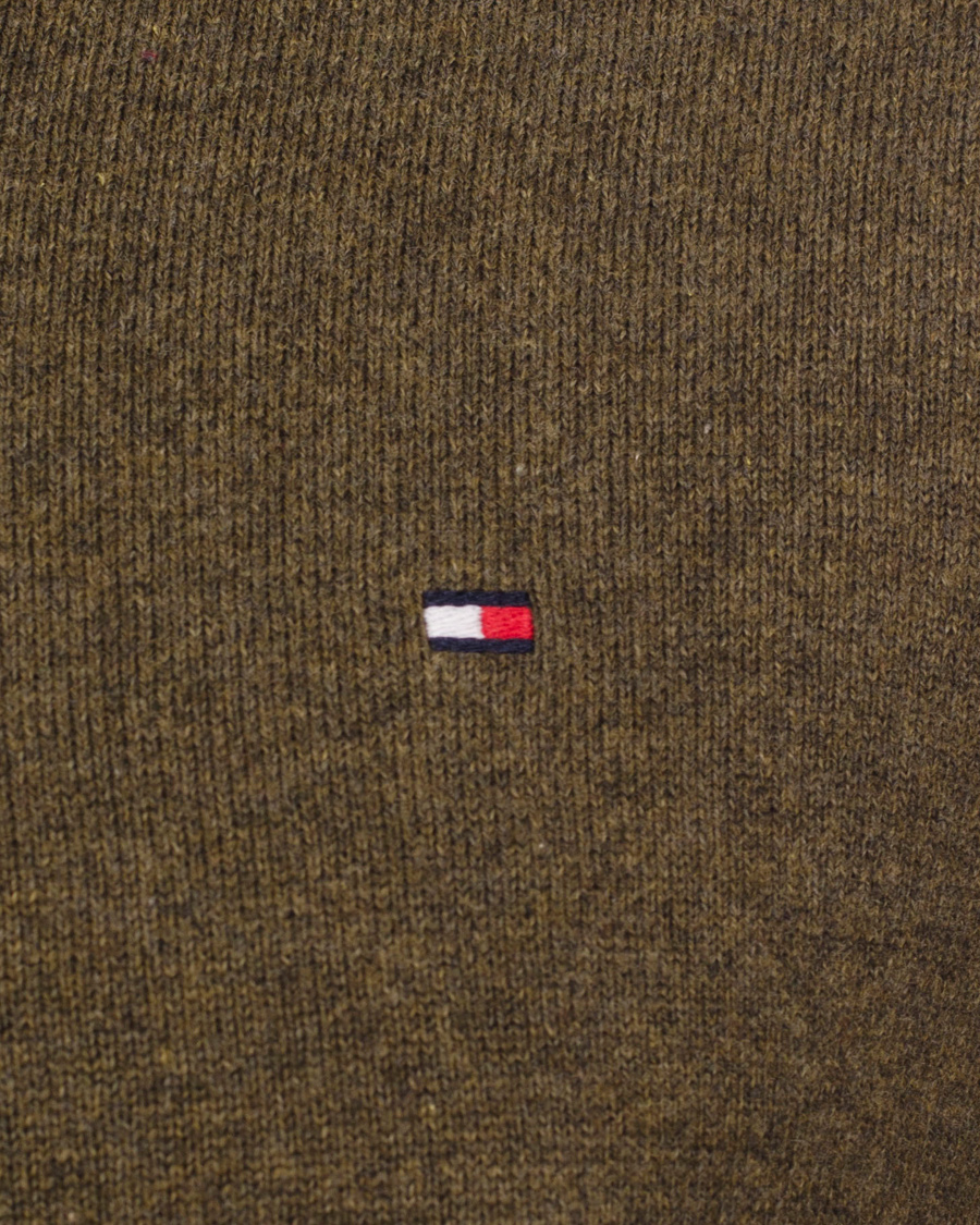 Herre | Trøjer | Tommy Hilfiger | Pima Cotton Cashmere V-neck Pullover Beech Green