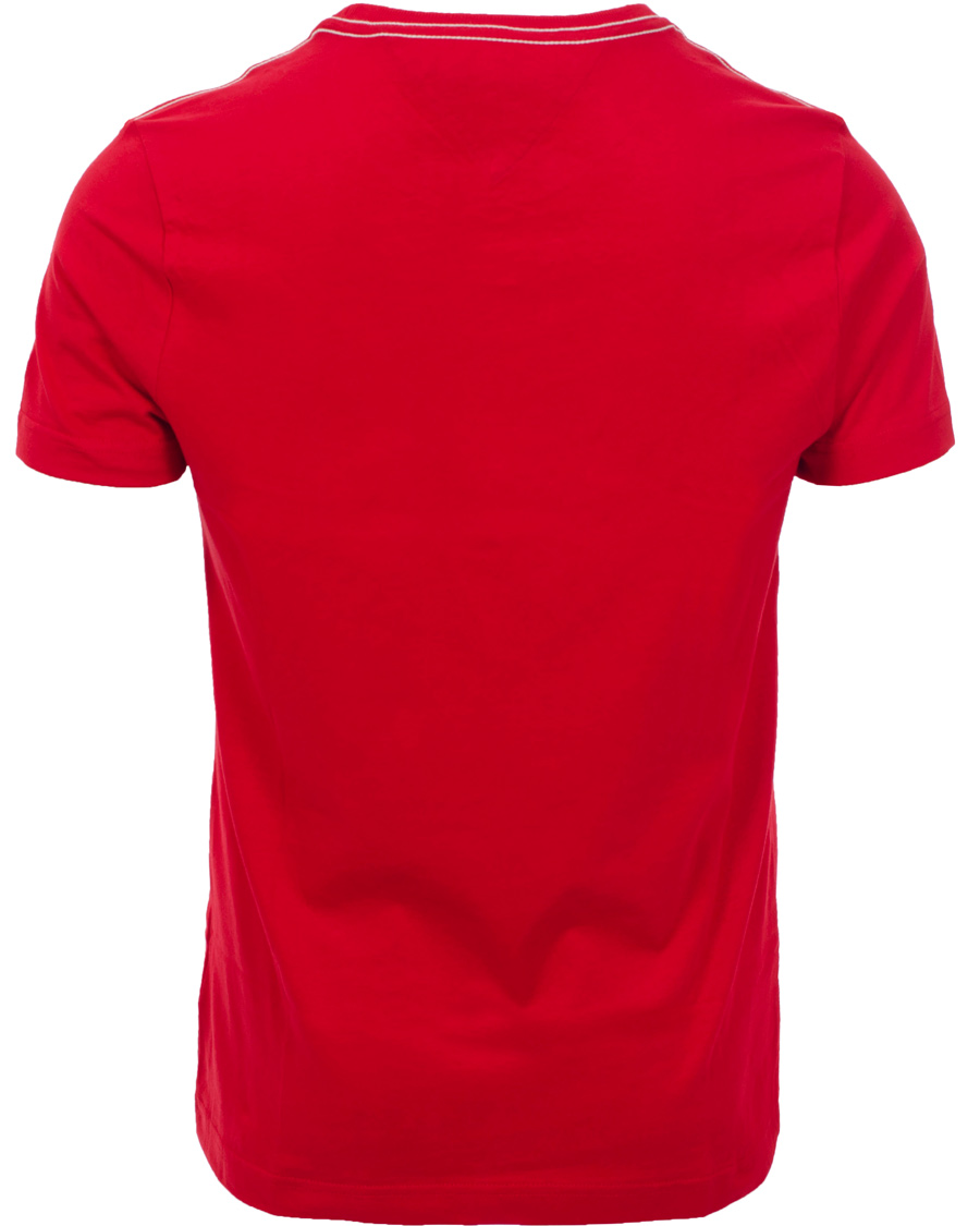Herre | T-Shirts | Tommy Hilfiger | Kris Tee Barbados Cherry Red