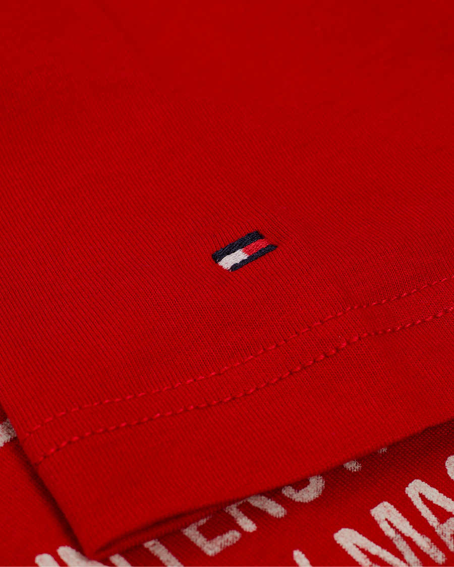 Herre | T-Shirts | Tommy Hilfiger | Kris Tee Barbados Cherry Red