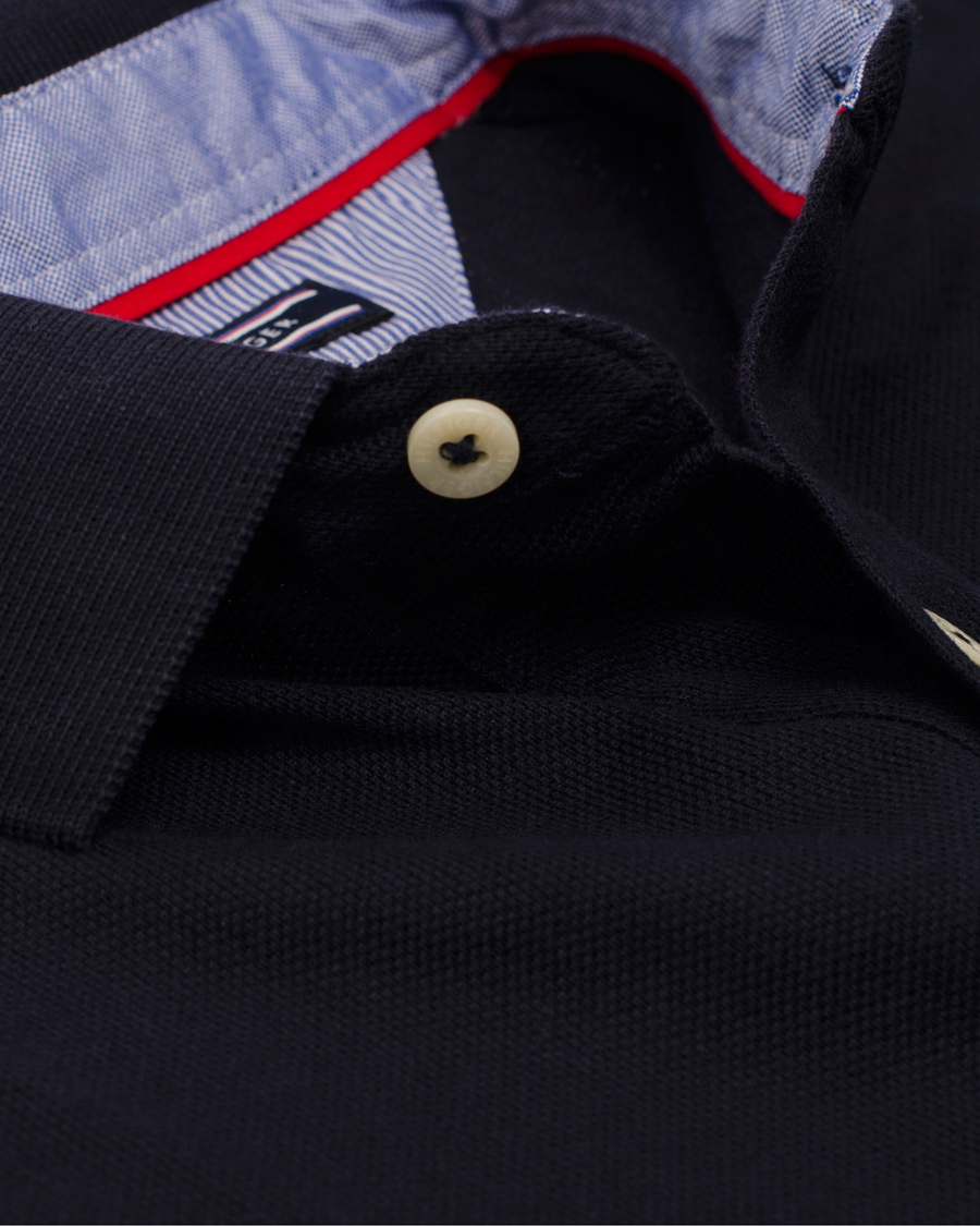 Herre | Trøjer | Tommy Hilfiger | New Tommy Long Sleeve Piké Regular Fit Midnight