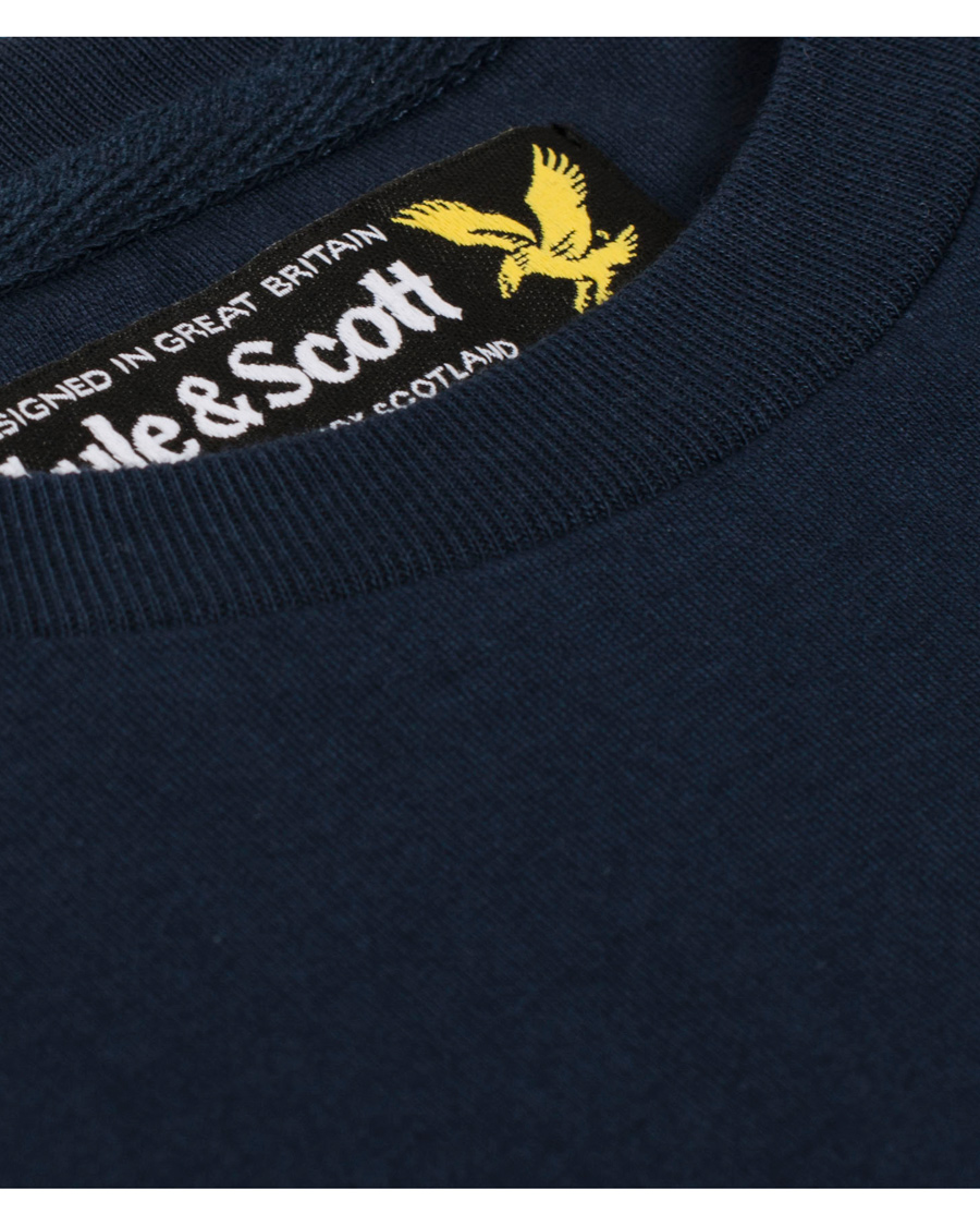 Herre | T-Shirts | Lyle & Scott | Tartan Pocket T-Shirt New Navy