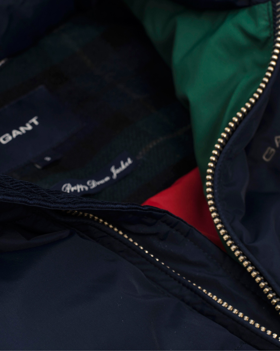 Herre | Jakker | GANT | The Preppy Down Jacket Storm Blue