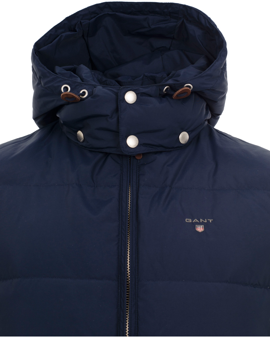 Herre | Jakker | GANT | The Preppy Down Jacket Storm Blue