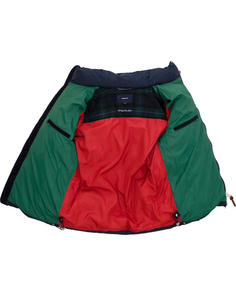 Herre | Jakker | GANT | The Preppy Down Jacket Storm Blue