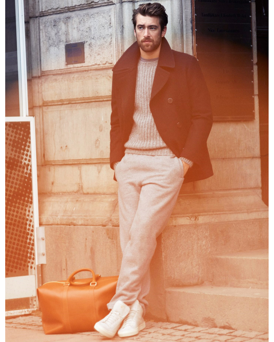 Herre | Jakker | GANT | The Port Peacoat Deep Sea