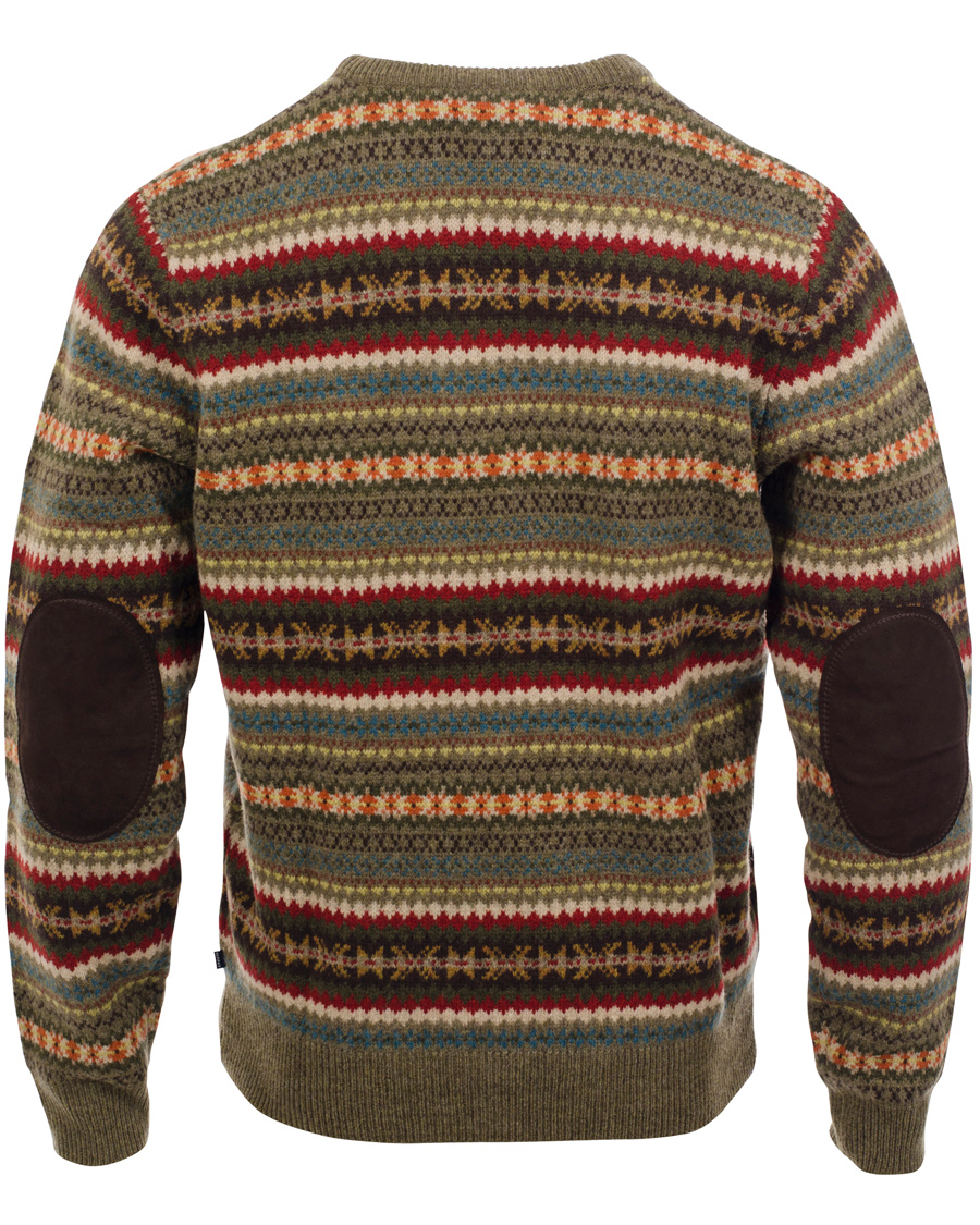 Herre | Trøjer | GANT | Lambswool Jaquard Crew Multicolor