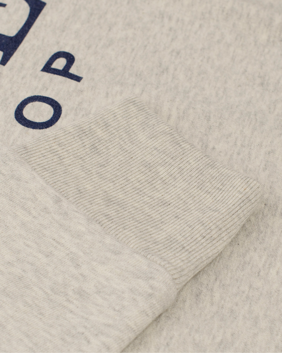 Herre | Trøjer | GANT | Yale Coop C-Neck Sweat Light Grey Melange