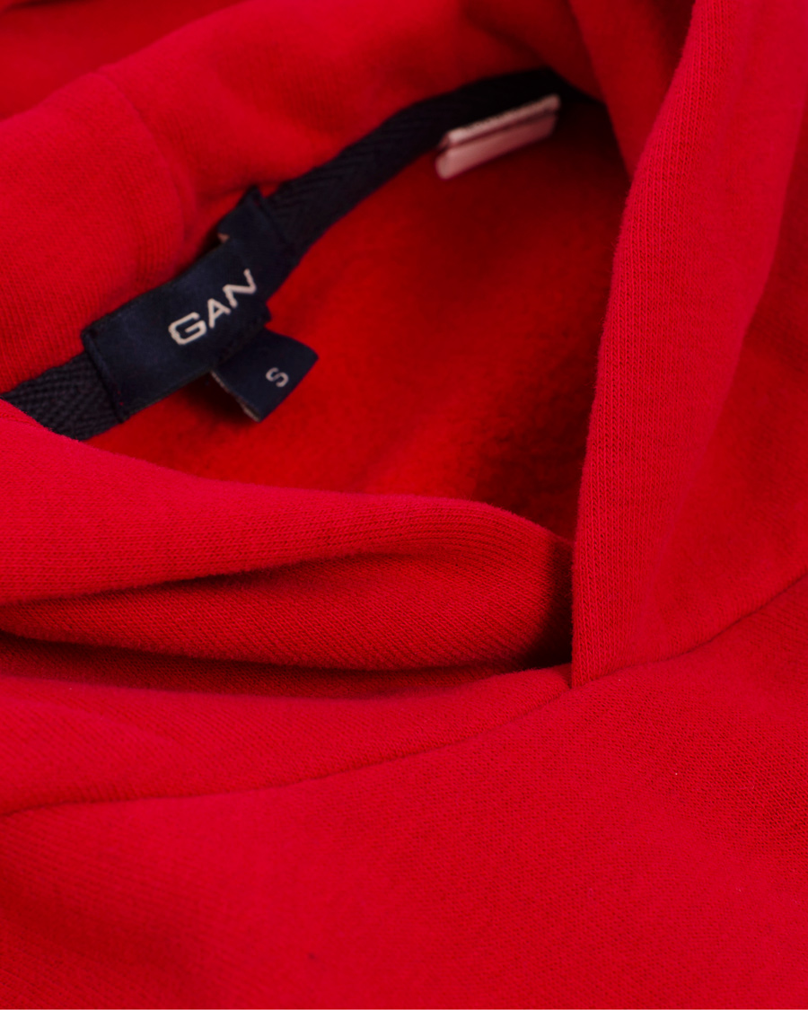 Herre | Trøjer | GANT | Shield Hoodie Red