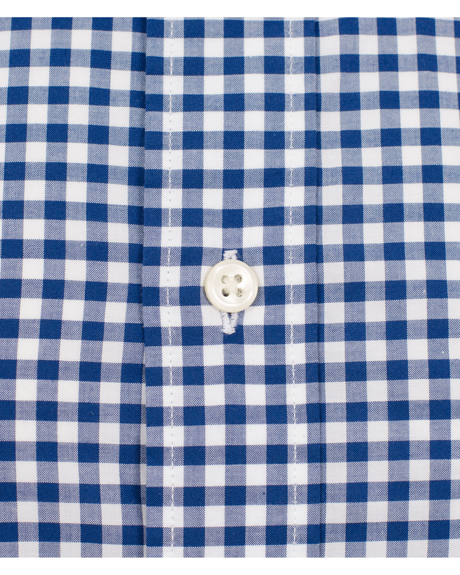 Herre | Skjorter | GANT | The Gingham Regular Fit Shirt Deep Cobalt Blue