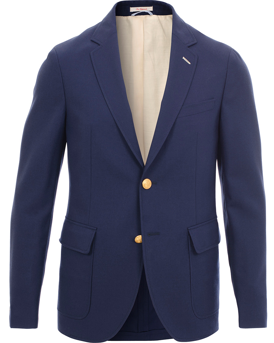 Herre | Blazere & jakker | GANT Rugger | The Hopsack Club Blazer Evening Blue