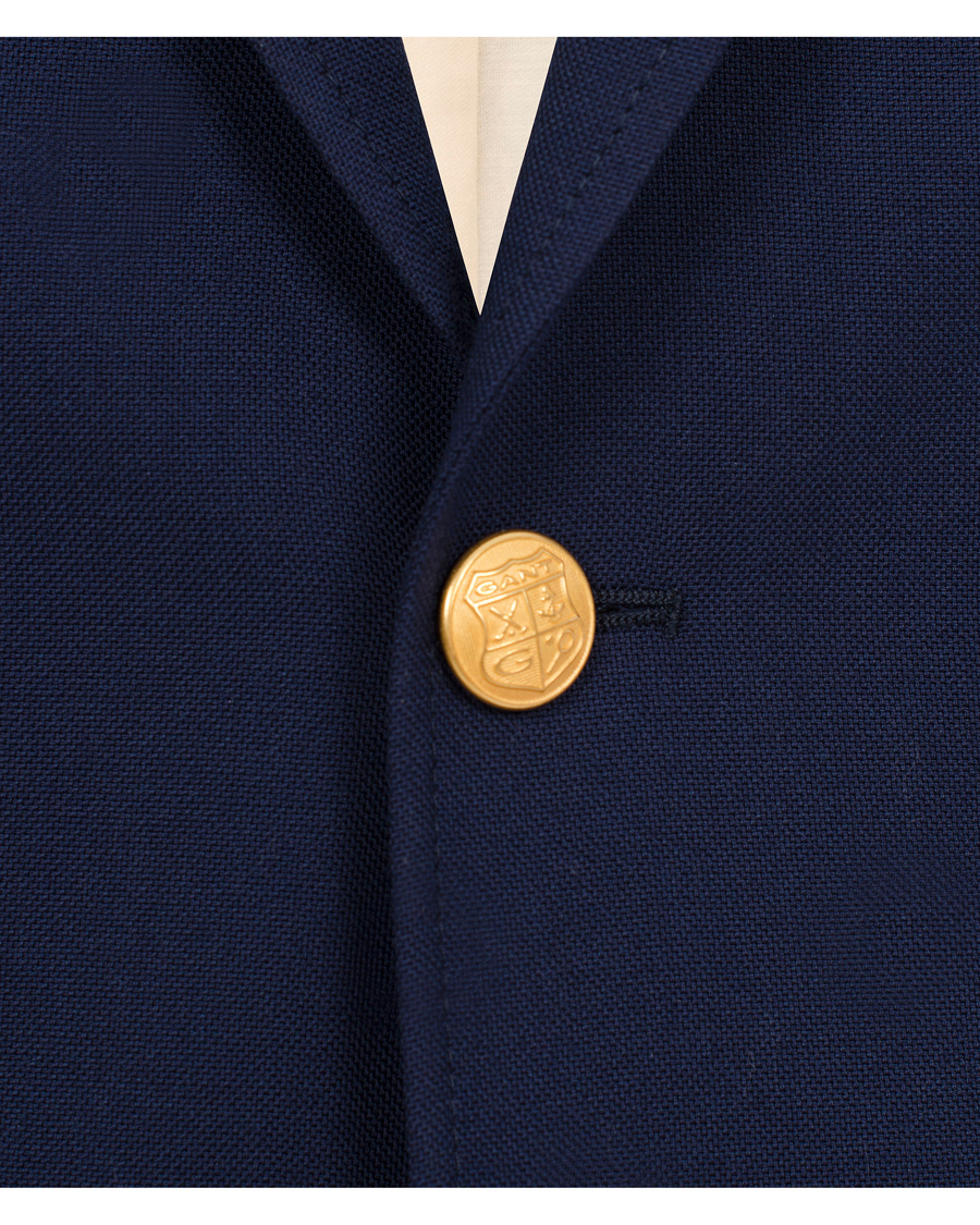 Herre | Blazere & jakker | GANT Rugger | The Hopsack Club Blazer Evening Blue