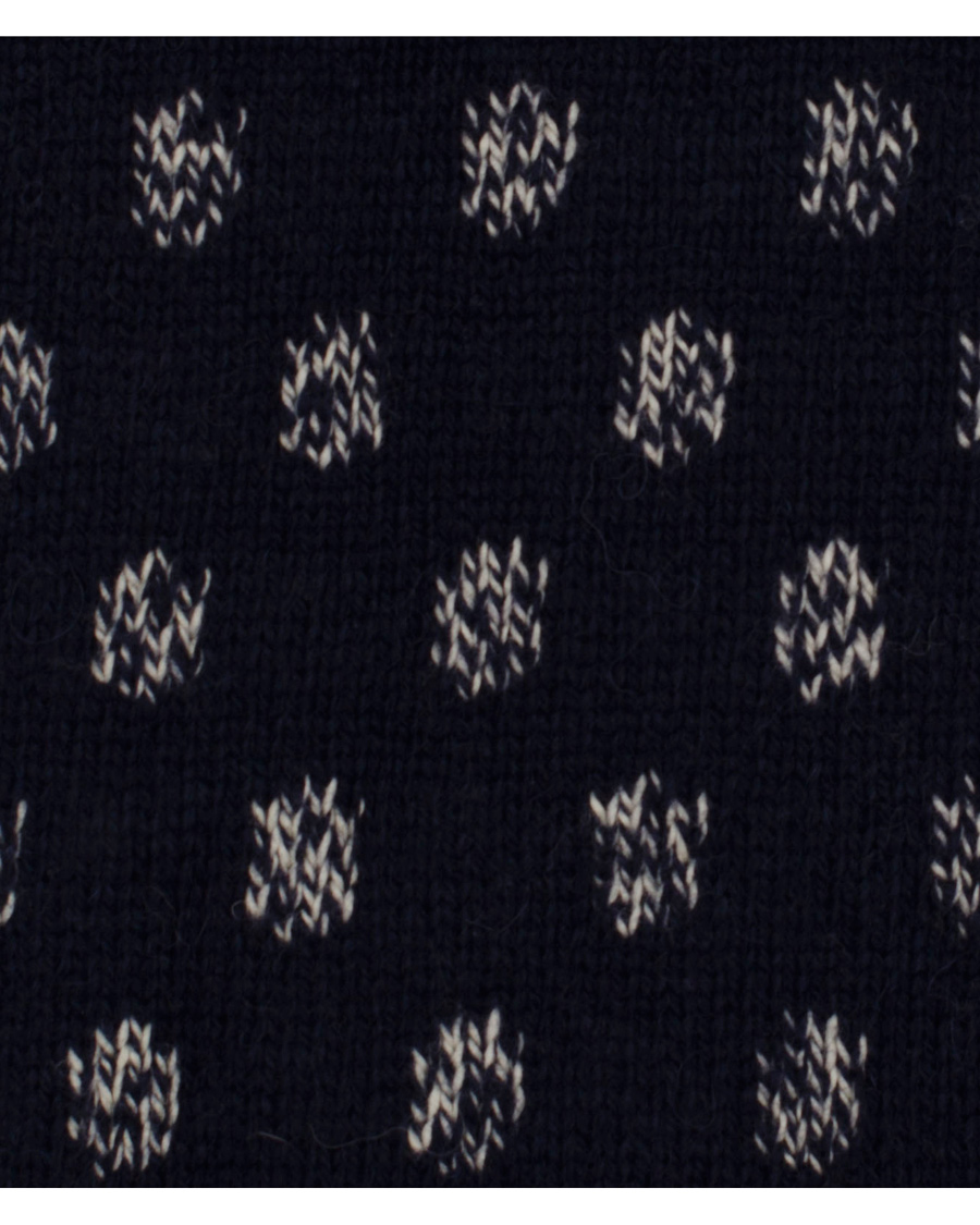 Herre | Trøjer | GANT Rugger | The Dot Jaquard Sweater Evening Blue