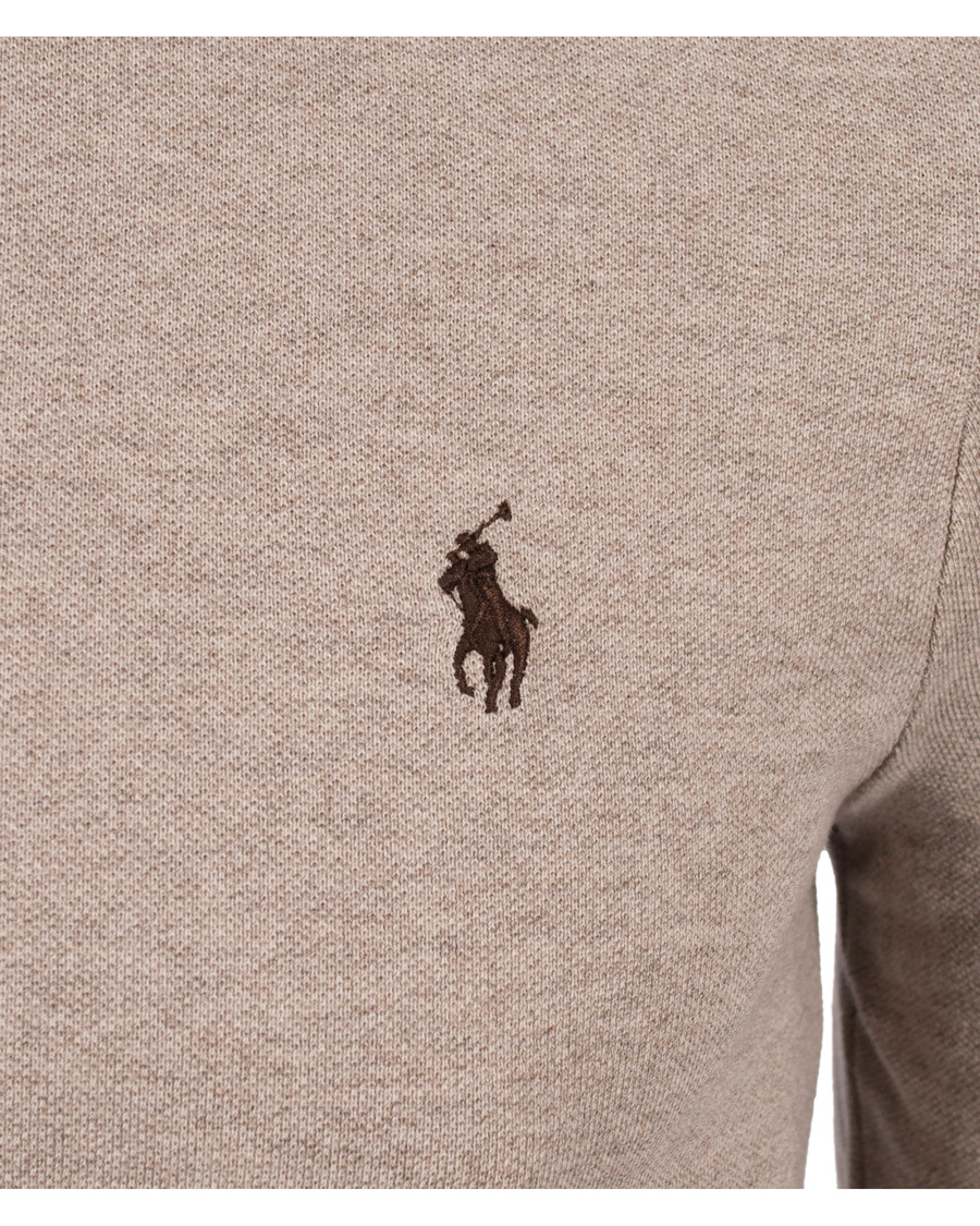 Herre | Trøjer | Polo Ralph Lauren | Long Sleeve Slim Fit Piké Fisherman Heather