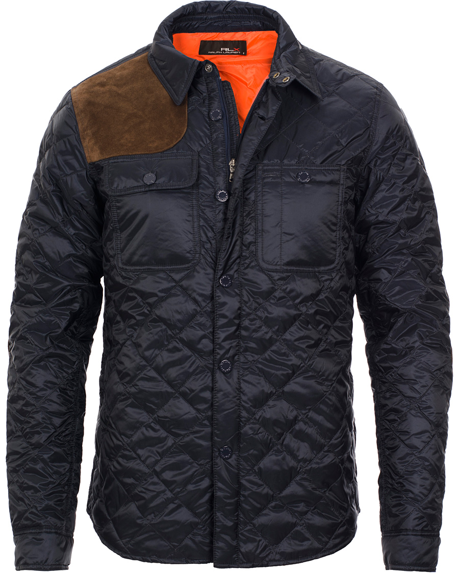 Herre | Jakker | Polo Ralph Lauren | Equestrian Down Shirt Aviator Navy