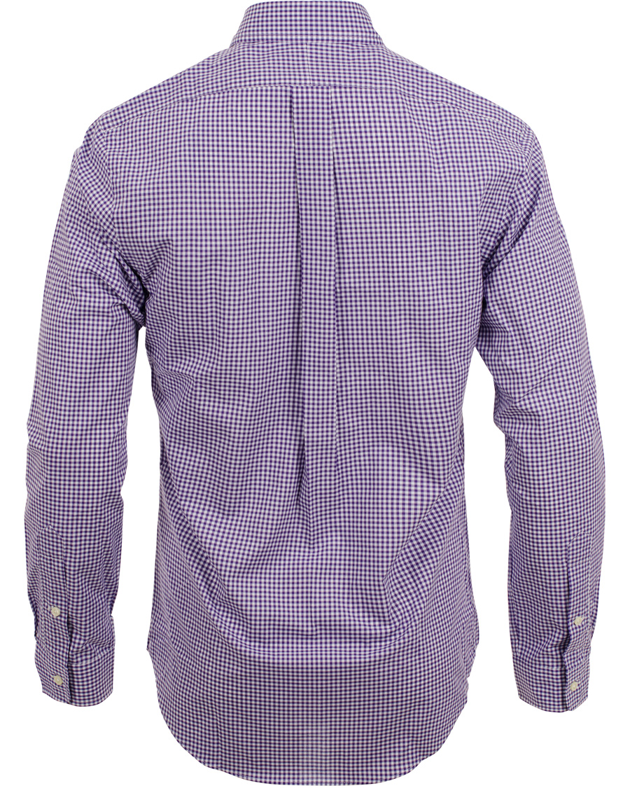 Herre | Skjorter | Polo Ralph Lauren | Slim Fit Poplin Check Shirt Purple