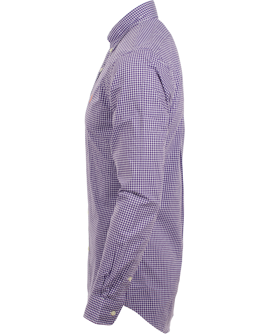 Herre | Skjorter | Polo Ralph Lauren | Slim Fit Poplin Check Shirt Purple