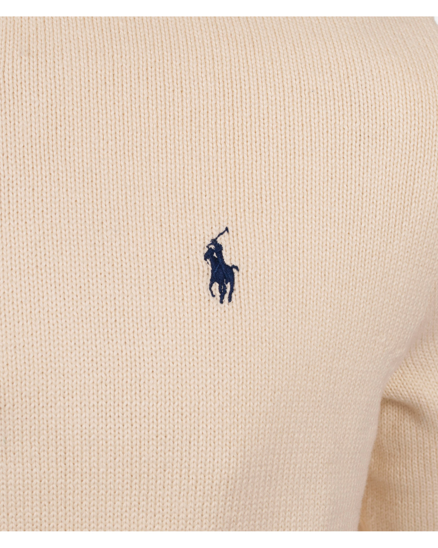 Herre | Trøjer | Polo Ralph Lauren | Cotton Half Zip Antique Cream