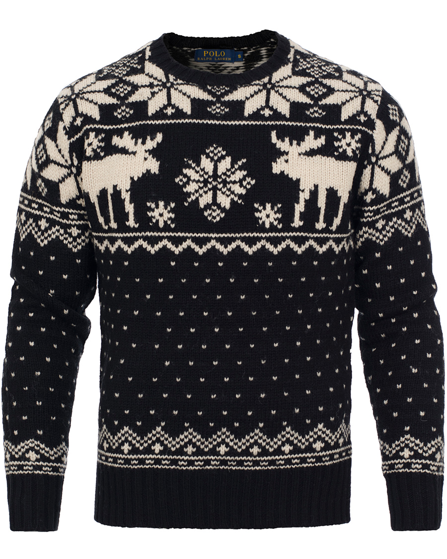 Herre | Trøjer | Polo Ralph Lauren | Reindeer Sweater Black