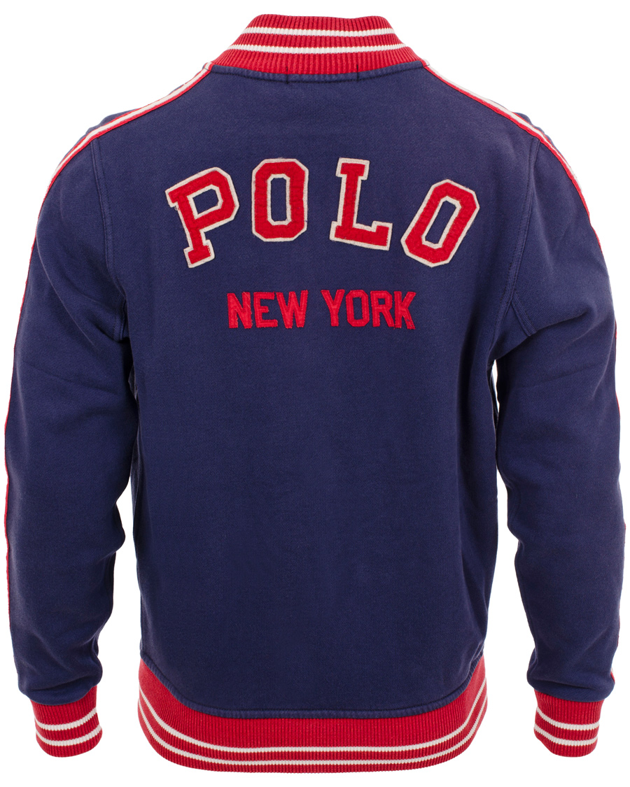 Herre | Trøjer | Polo Ralph Lauren | USA Baseball Jacket Blue Mood