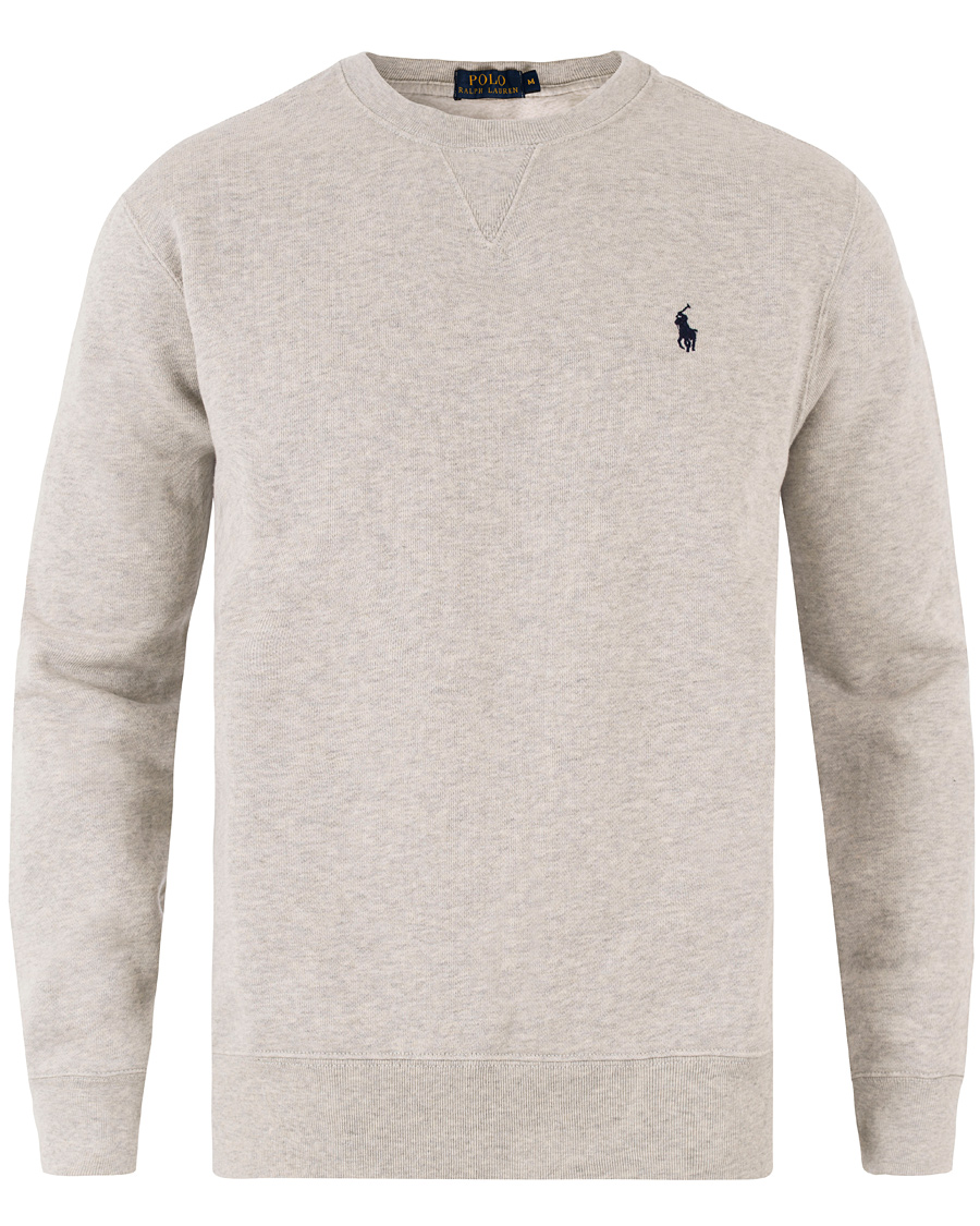 Herre | Trøjer | Polo Ralph Lauren | Crew Neck Sweatshirt Light Grey Heather