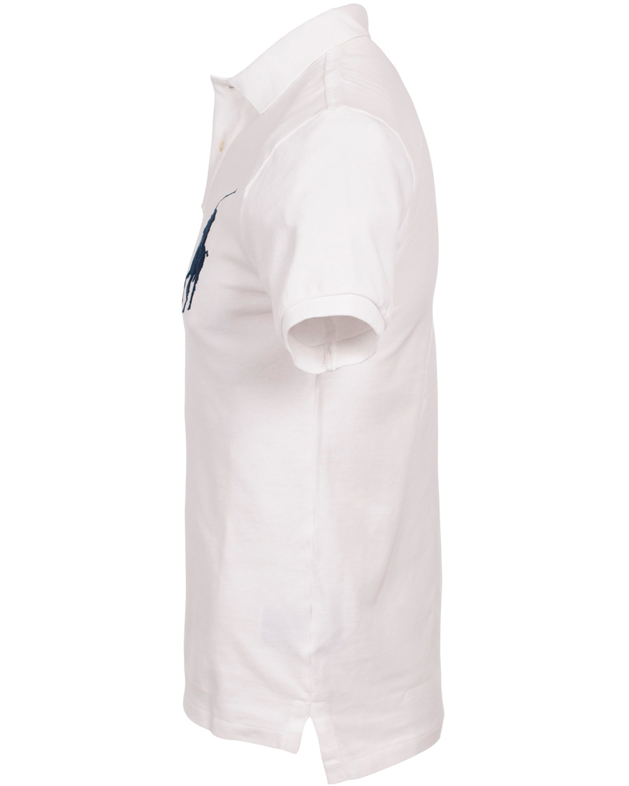 Herre | Polotrøjer | Polo Ralph Lauren | Slim Fit Big Pony Piké White