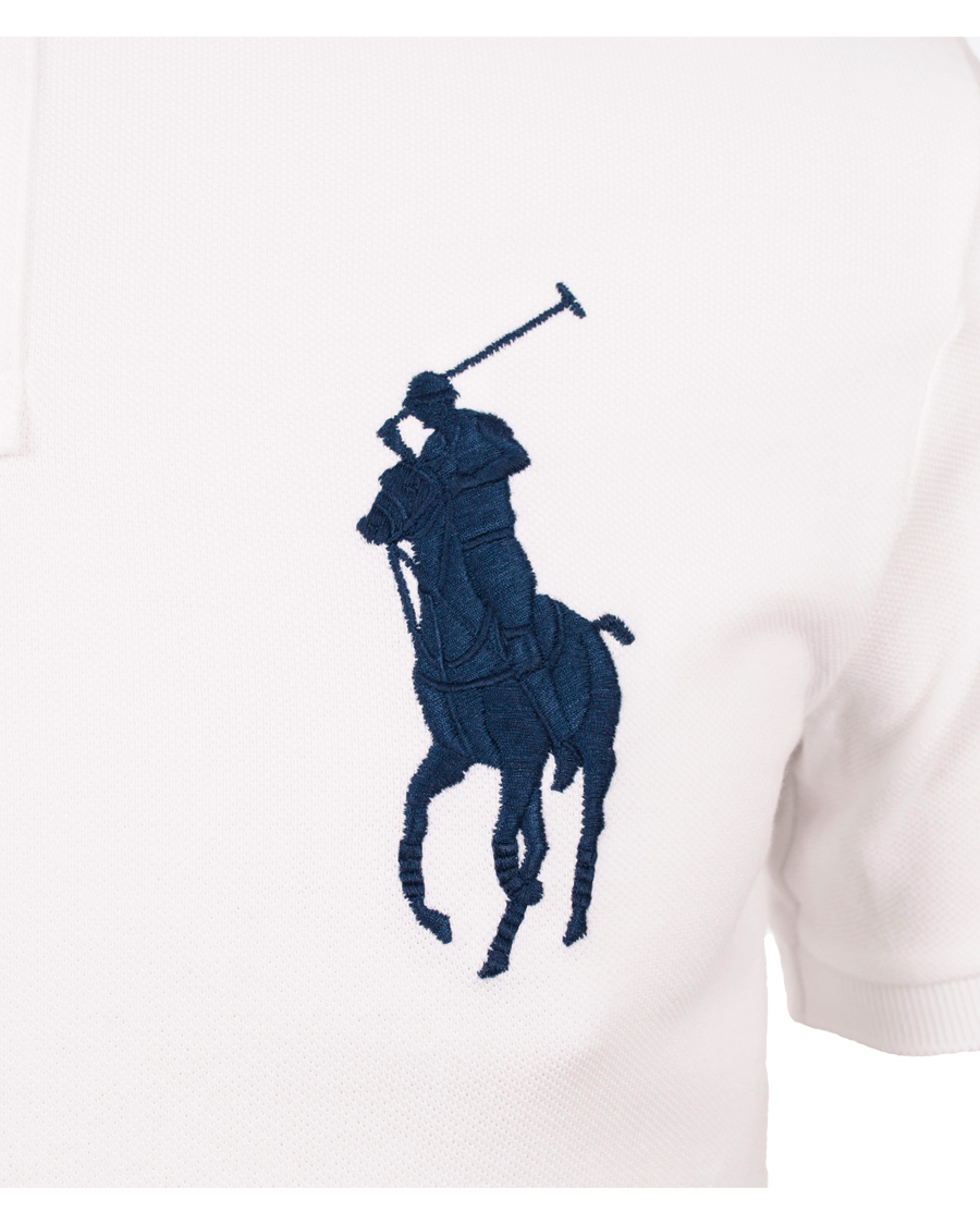 Herre | Polotrøjer | Polo Ralph Lauren | Slim Fit Big Pony Piké White