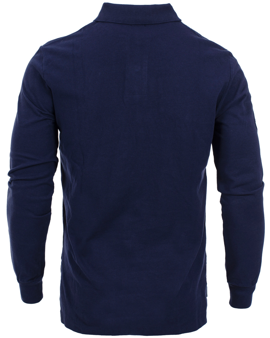 Herre | Trøjer | Polo Ralph Lauren | Custom Fit Big Pony Long Sleeve Piké Navy