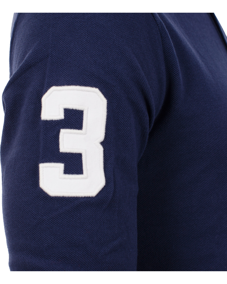 Herre | Trøjer | Polo Ralph Lauren | Custom Fit Big Pony Long Sleeve Piké Navy