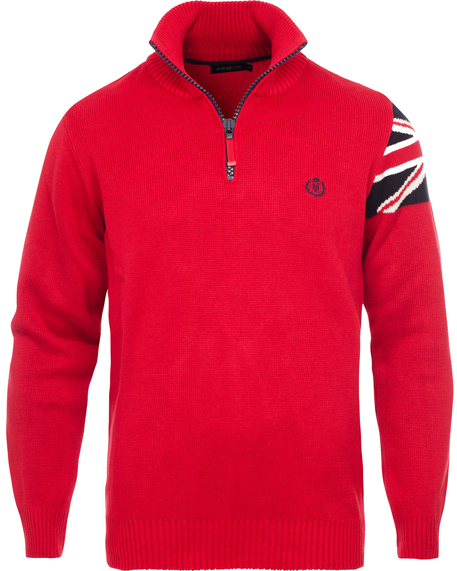 Herre | Trøjer | Henri-Lloyd | Henri Lloyd Alton Zip Rosso Red