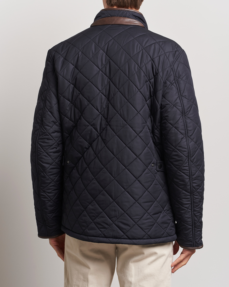 Herre | Jakker | Barbour Lifestyle | Powell Quilted Jacket Navy