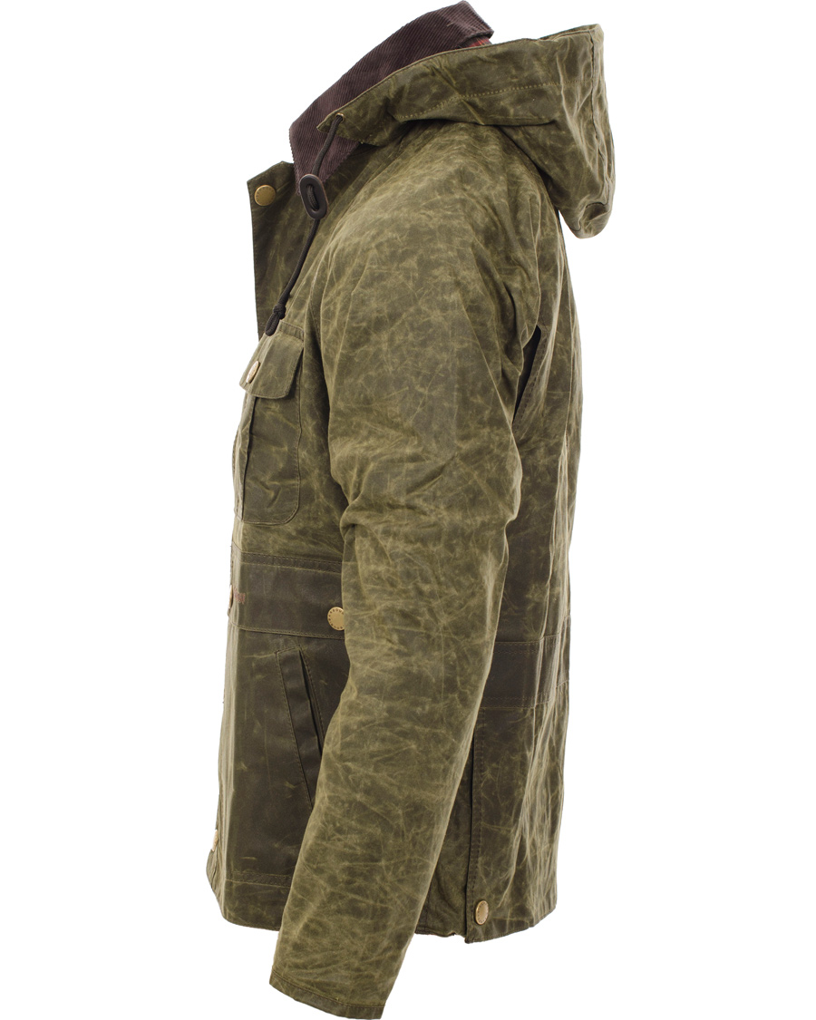 Herre | Jakker | Barbour Heritage | Dept B Beacon Ware Waxed Jacket Olive